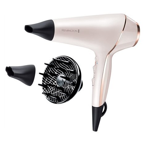 Remington | Hair dryer | ProLuxe AC9140 | 2400 W | Number of temperature settings 3 | Ionic function | Diffuser nozzle | White/G